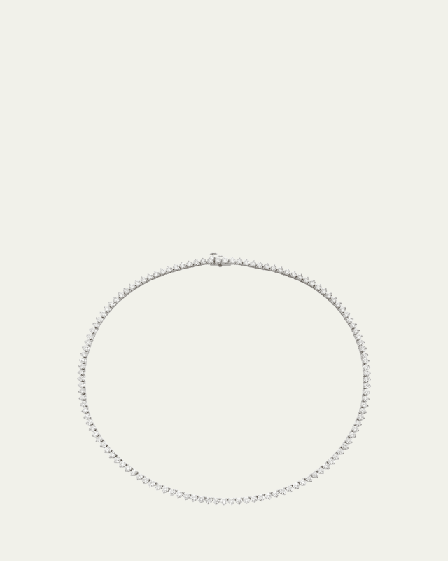 Lab Grown Diamond Tennis Necklace, Medium